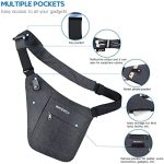 WATERFLY Sling Crossbody Chest Bag: Slim Anti-Theft Cross Body Bag Over Shoulder Backpack Stealth Side Pack Man Woman - Image 4
